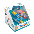 Smartgames criss cross cube - 3d logisch denkspel - 80 educatieve schroefuitdagingen - iq breinbreker transparante kubus - vanaf 8 jaar