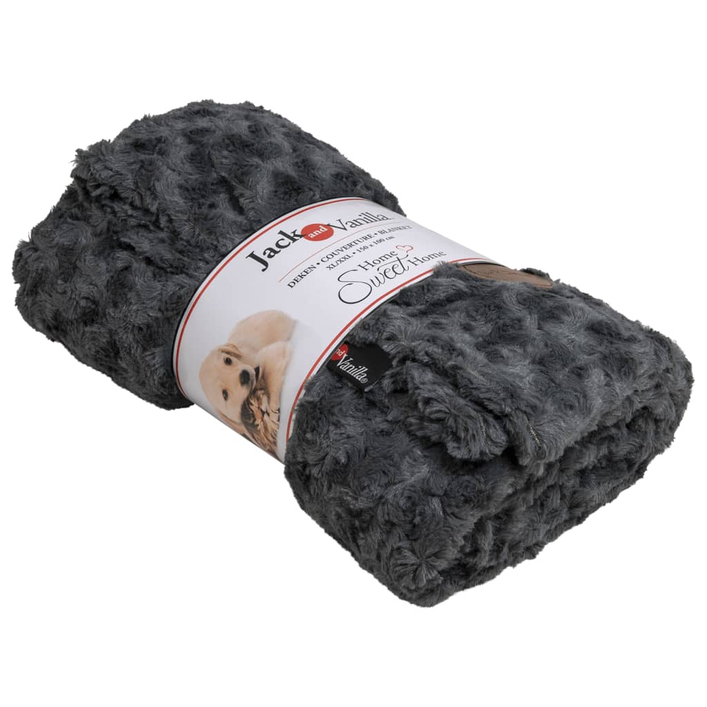 Jack and Vanilla Jack and Vanilla Huisdierendeken Coal XL-XXL 150x100 cm