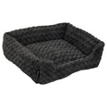 Jack and Vanilla Jack and Vanilla Huisdierenbank Softy S 60x52x18 cm rosette grijs