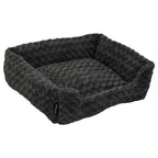 Jack and Vanilla Jack and Vanilla Huisdierenbank Softy S 60x52x18 cm rosette grijs