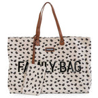 CHILDHOME CHILDHOME Verzorgingstas Family Bag luipaardmotief canvas