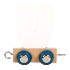 Small foot - houten lettertrein polar - u