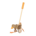 Small foot - houten duwfiguur eend met bewegende kop