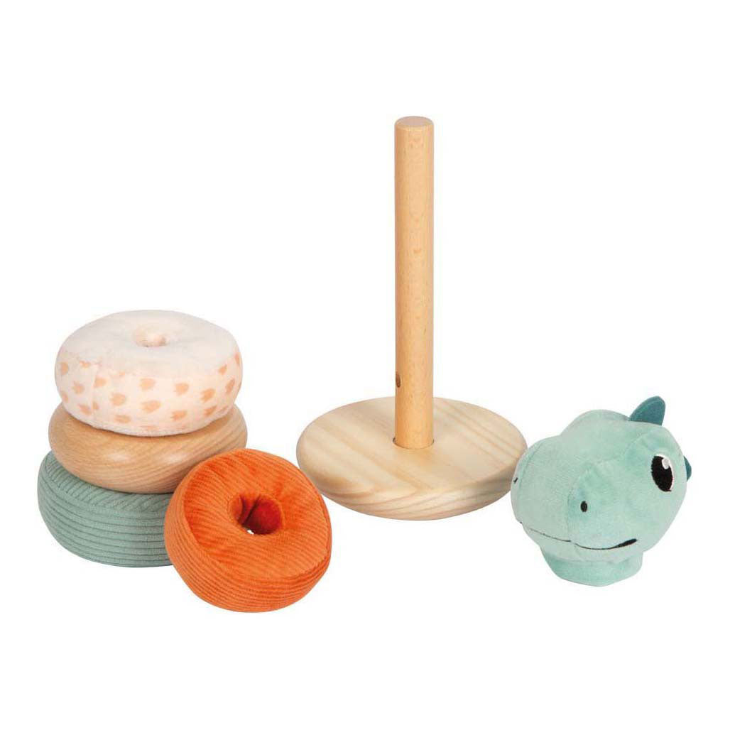 Small Foot - houten stapeltoren "dino"