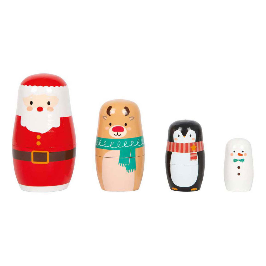 Small foot - kerstmis matroesjka poppen