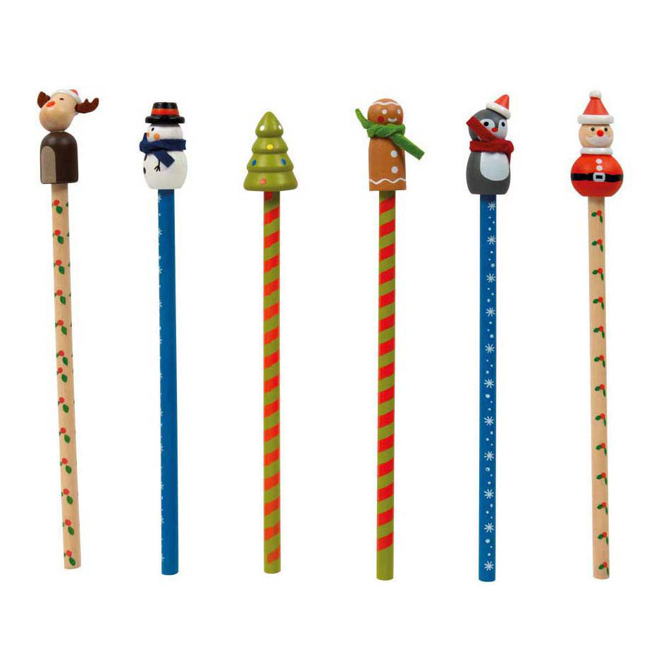 Small foot - kerstpotloden set, 6dlg.