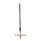 Small foot - houten draaibare trapeze schommel black line