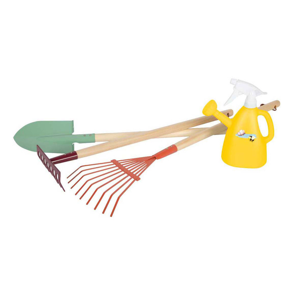 Small Foot - tuingereedschapset met gieter "tiny garden" 4dlg.