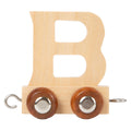 Small foot - houten lettertrein - b - 12 stuks