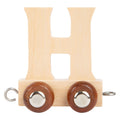 Small foot - houten lettertrein - h - 12 stuks