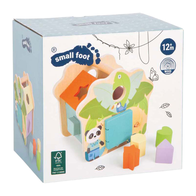 Small Foot - houten vormenstoof jungle friends fsc