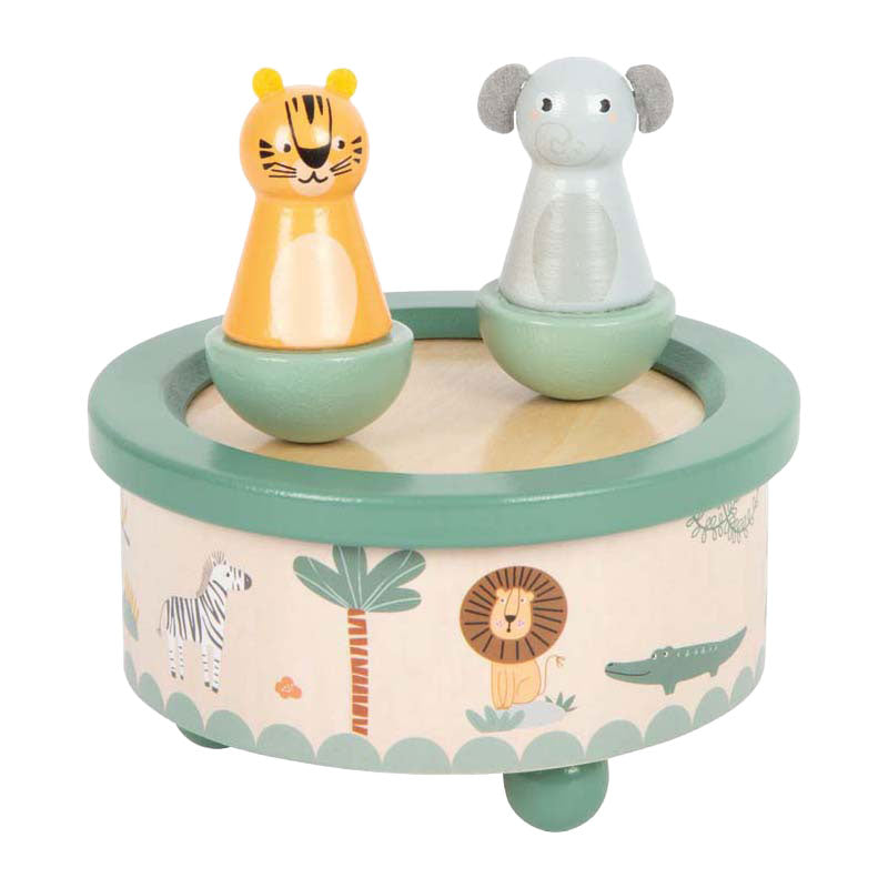 Small Foot - houten muziekdoos safari fsc