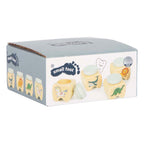 Small foot - houten melktandendoosjes - 4st.