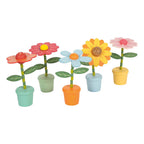 Small foot - houten dansende bloemenfiguren - 10st.