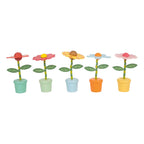 Small foot - houten drukfiguur bloem