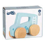 Small foot - houten duwautootje blauw