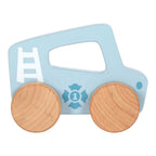 Small foot - houten duwautootje blauw