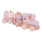 Small foot - houten trein roze