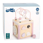 Small Foot - houten motor vaardigheden kubus roze
