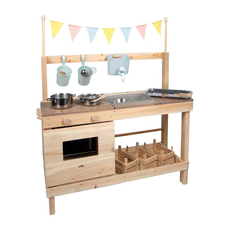 Small Foot - houten modderkeuken en winkel
