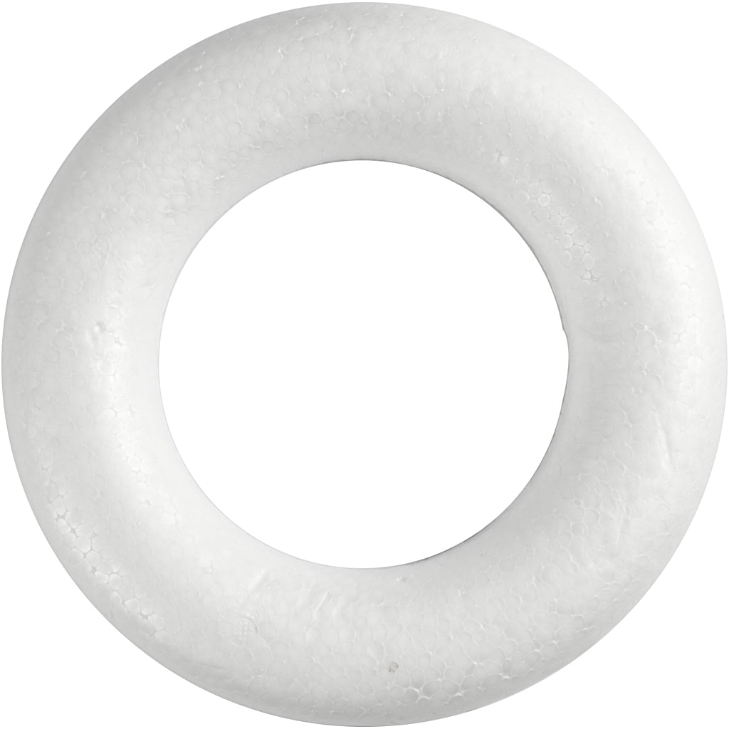 Creativ Company - Creativ Company Https://www.cchobby.nl/ringen-met-platte-achterkant-20-cm-25-mm-wit-1-stuk