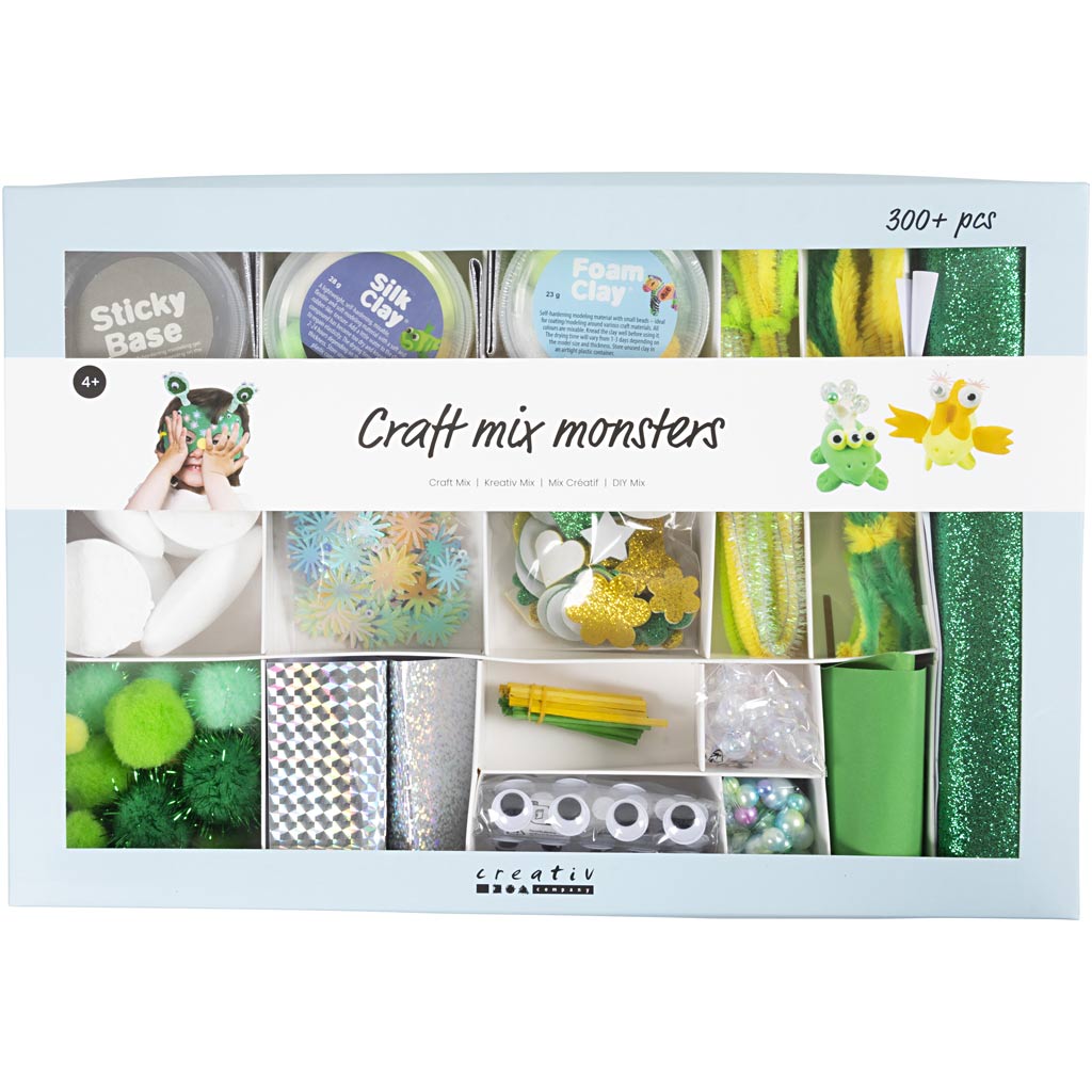 Creative Company - Creative Company Https://www.cchobby.nl/creatieve-box-monsters-diverse-kleuren-1-doos