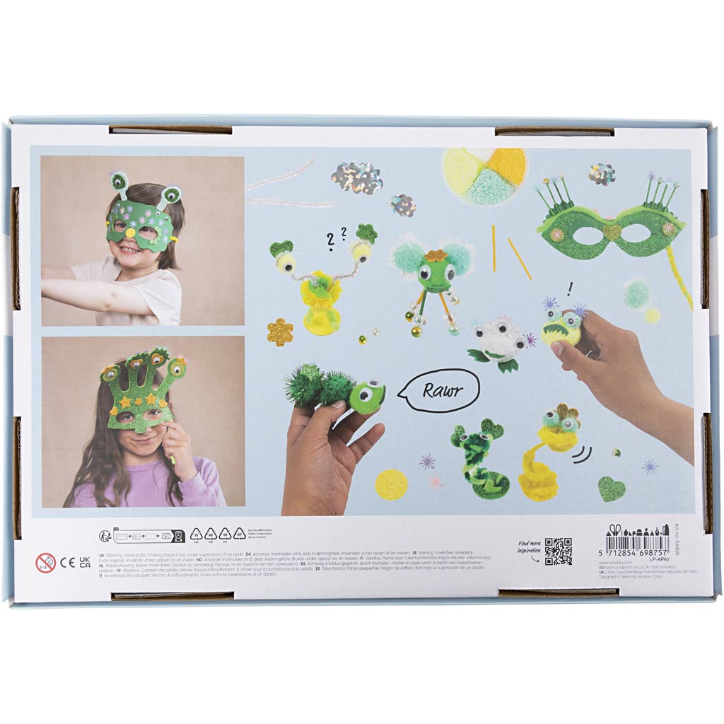 Creative Company - Creative Company Https://www.cchobby.nl/creatieve-box-monsters-diverse-kleuren-1-doos
