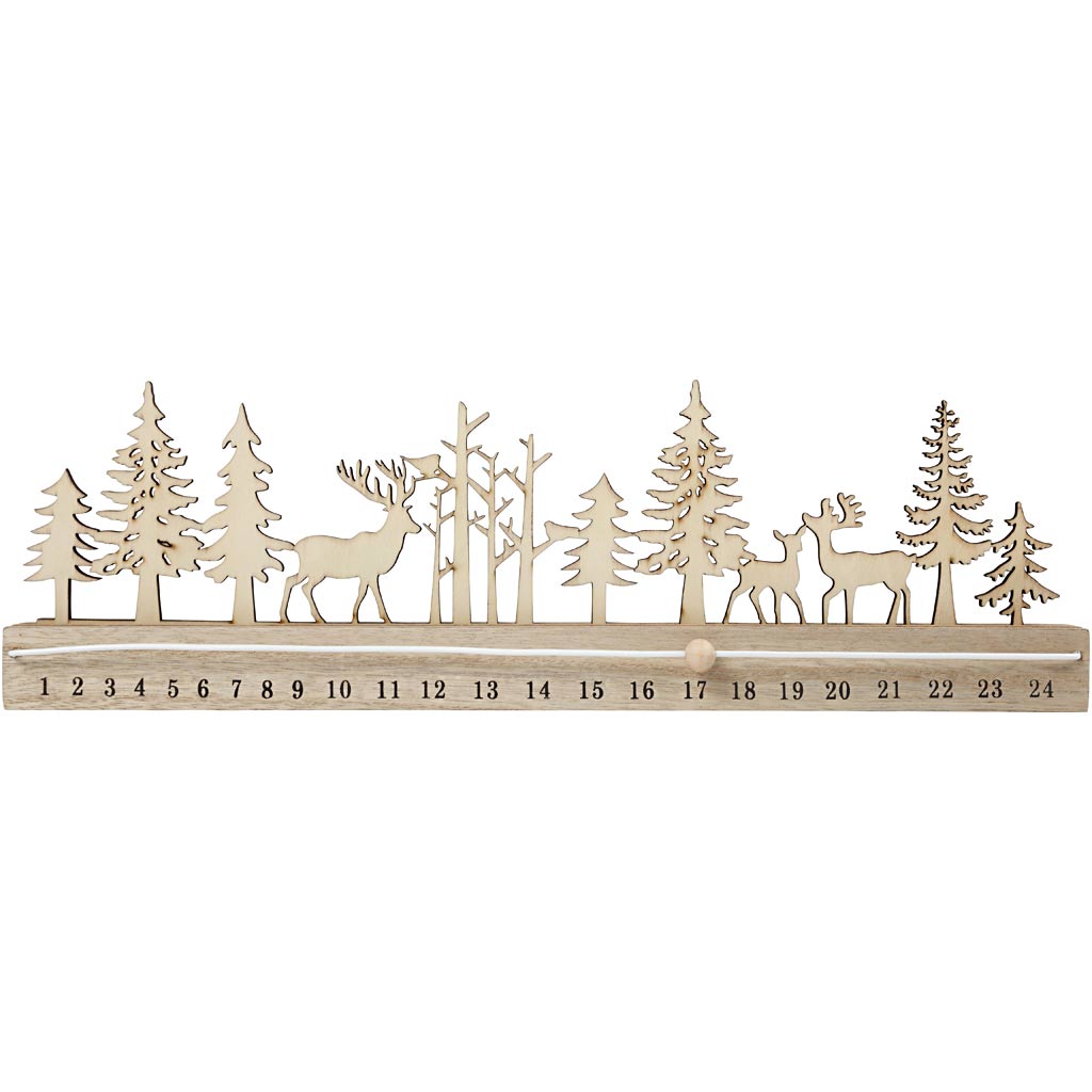 Creativ Company - Creativ Company Https://www.cchobby.nl/advent-kalender-h-12-cm-l-40-cm-b-3-6-cm-1-stuk