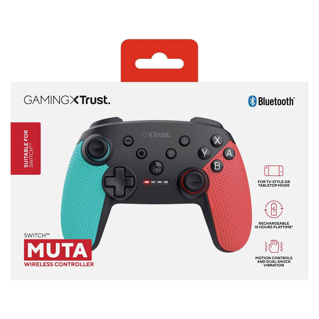 - Trust Switch GXT1246B Muta BT Controller - Rood/Blauw