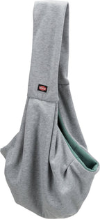 Trixie junior hondentas buikdrager lichtgrijs mintgroen
