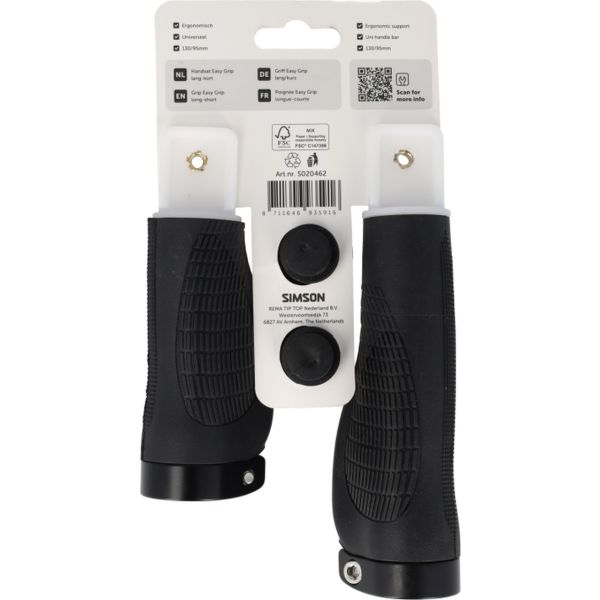 Simson - handvatten easy grip lang/kort m/schroefjes
