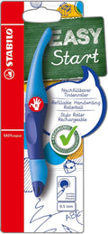 Stabilo easyoriginal - ergonomische rollerball - rechtshandig - blauwe inkt - navulbaar - blauw