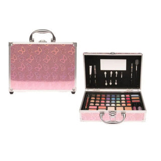 Casuelle - Casuelle make-up koffer roze met vlinders