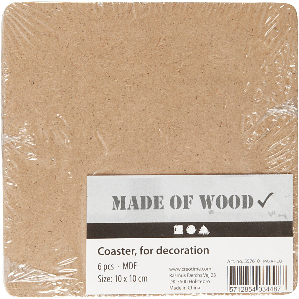 Creativ Company - Creativ Company Https://www.cchobby.nl/onderzetters-afm-10x10-cm-dikte-3-mm-6-stuk-1-doos