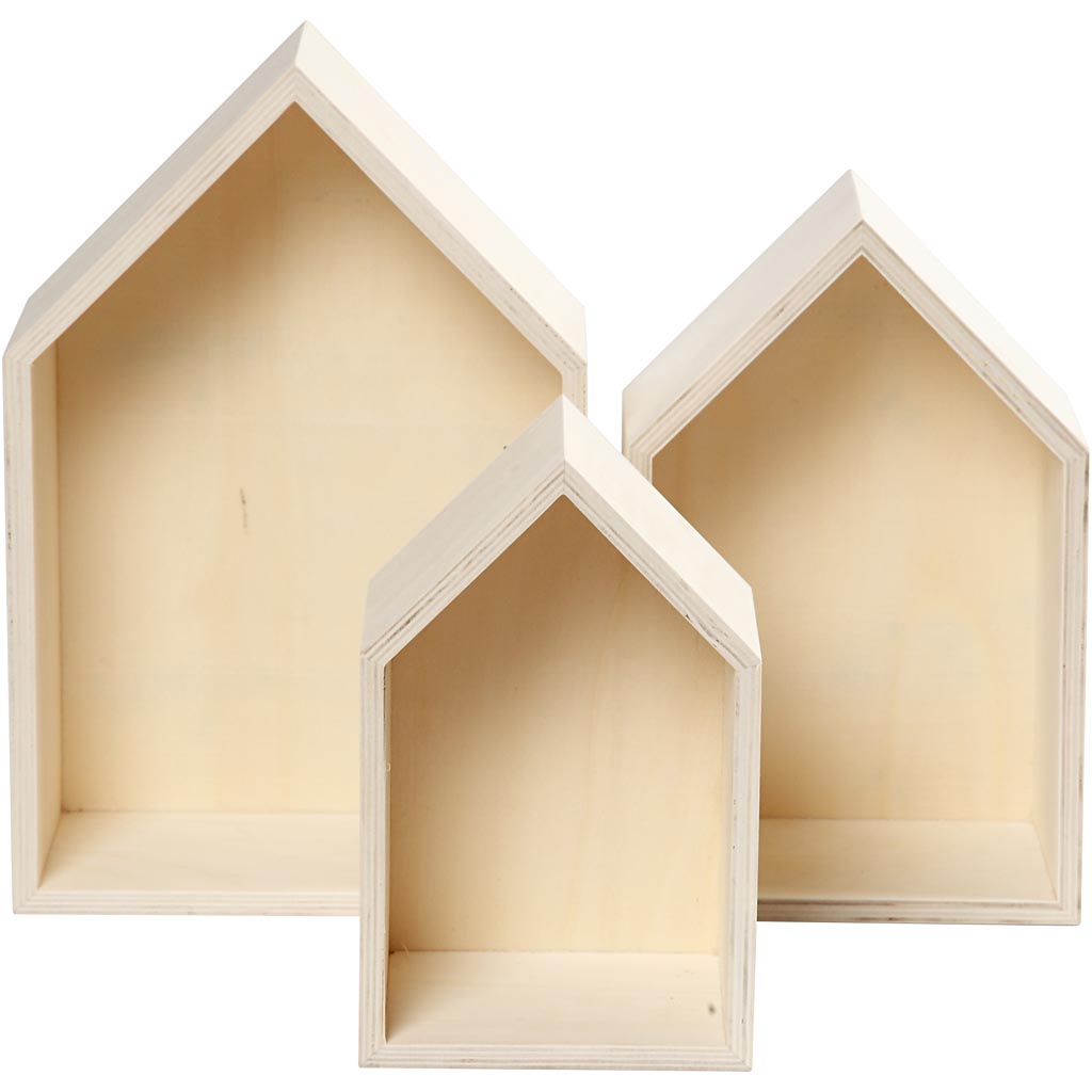 Creativ Company - Creativ Company Https://www.cchobby.nl/showdozen-huizen-h-20-3-25-3-31-cm-d-10-cm-b-13-16-2-20-cm-3-stuk-1-set