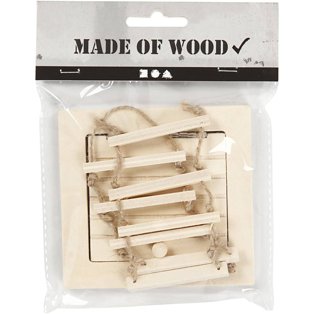Creativ Company - Creativ Company Https://www.cchobby.nl/zolderluik-en-touwladder-afm-9-20-cm-1-set