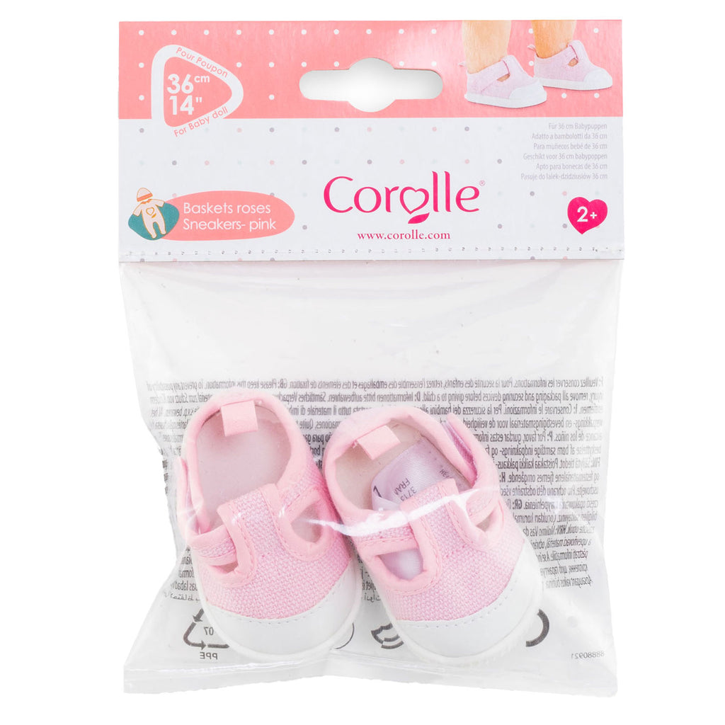 Corolle - poppen sneakers roze - babypop accessoires 36cm.