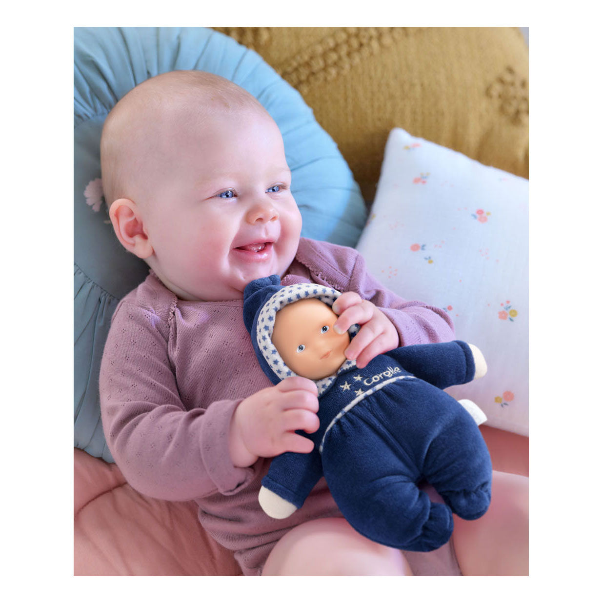 Corolle - mon doudou babidoux navy blue starry dreams babypop 20cm