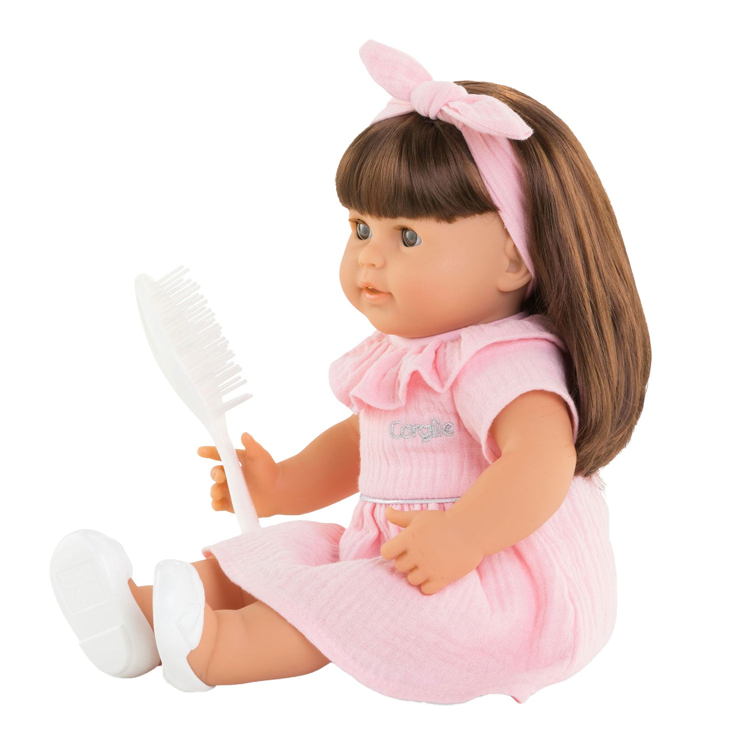 Corolle - mon grand poupon babypop met lang haar - julie 36cm