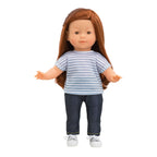 Corolle ma kleding striped t-shirt - grey 36 cm