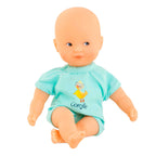 Corolle babypop blauw - mini badpop 20cm voor kinderen.