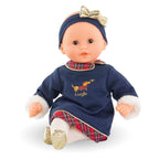 Corolle - babypop calin margaux holidays zachte pop 30cm blauw vanillegeur.