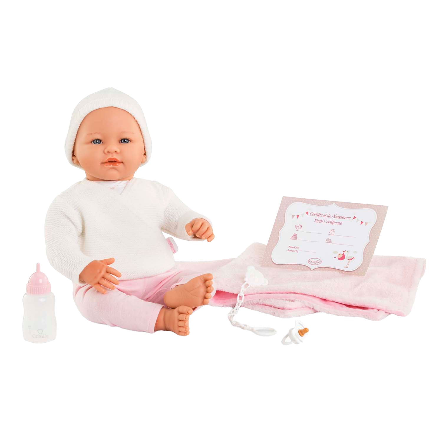 Corolle - mon grand babypop rose 42cm - 5dlg.
