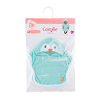 Corolle - badcape voor babypop - pinguin 30cm
