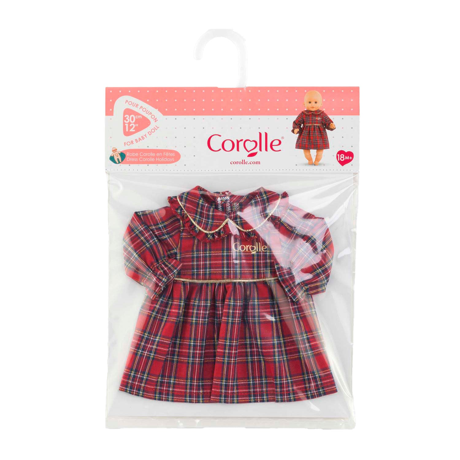 Corolle holidays jurk voor babypop, 30cm