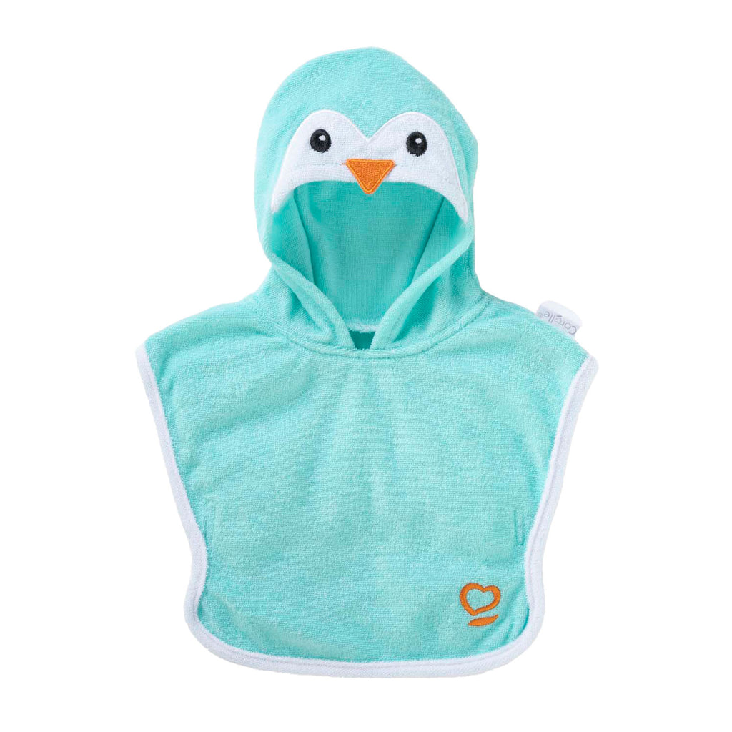 Corolle - badcape voor babypop - pinguin 36cm