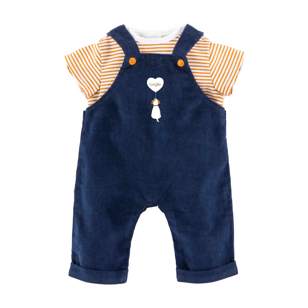 Corolle - t-shirt en marineblauw overall 36cm