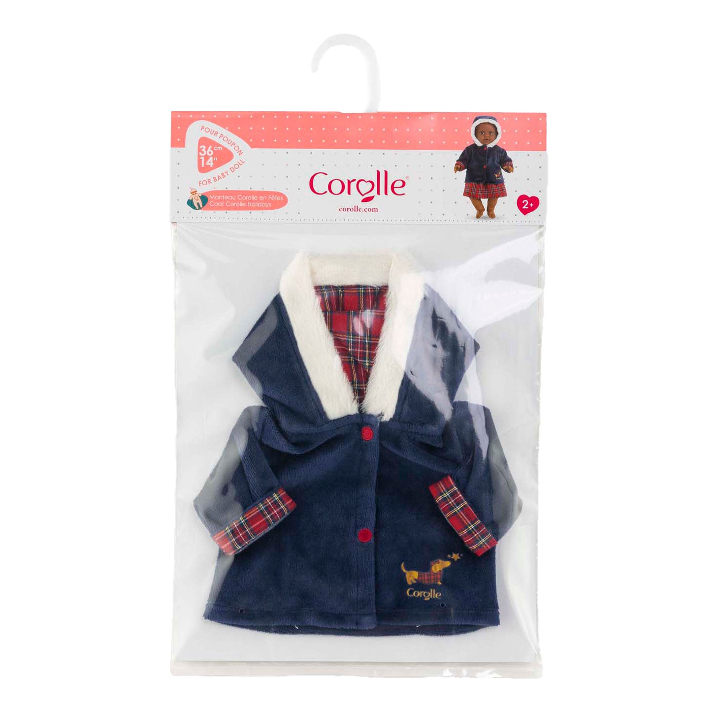 Corolle holidays jas voor babypop, 36cm