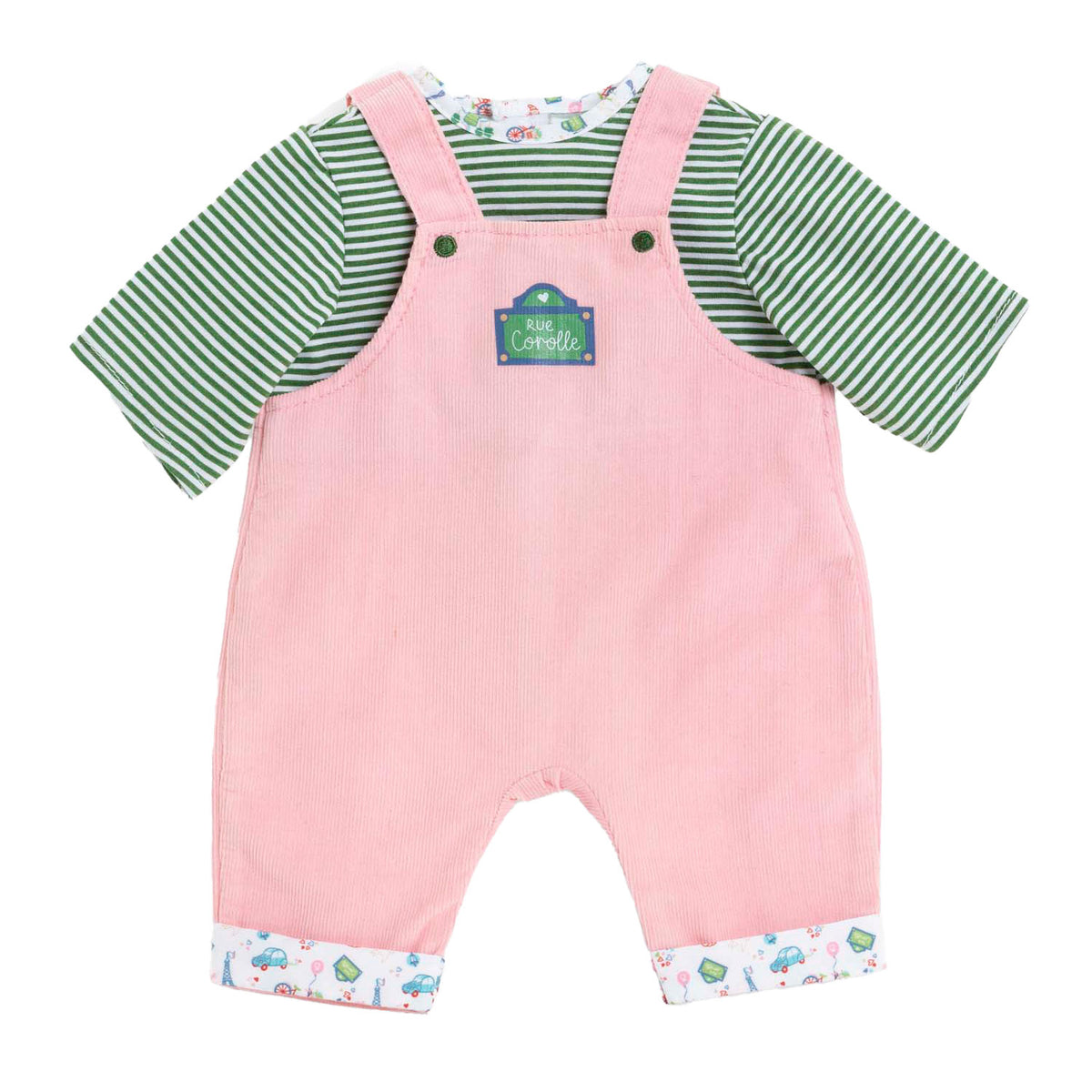 Corolle t-shirt en overall voor babypop, 42cm