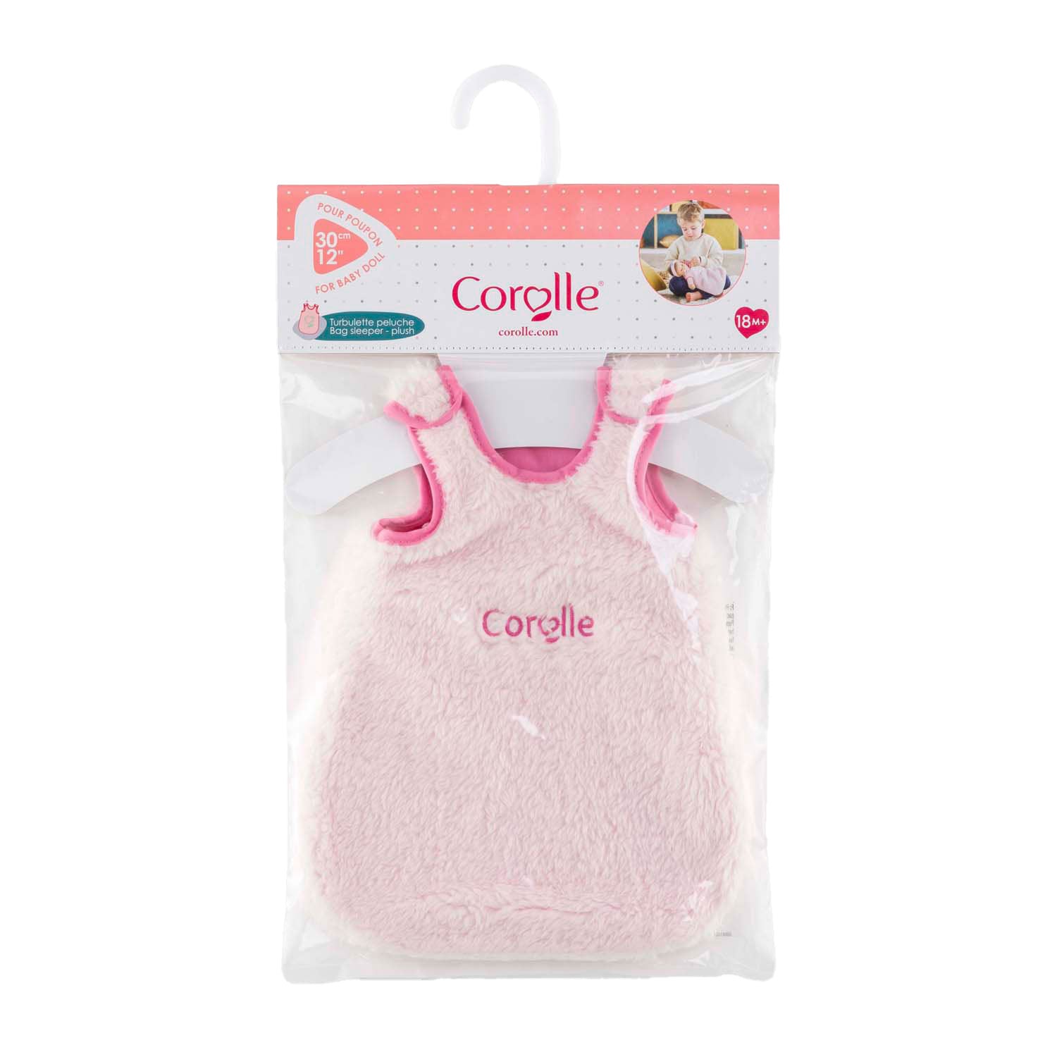 Corolle pluche slaapzak voor poppen, 30cm